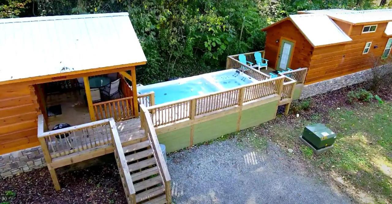 Bryce Cabin Lookout Mtn Tiny Home W Swim Spa Chattanooga Exteriör bild