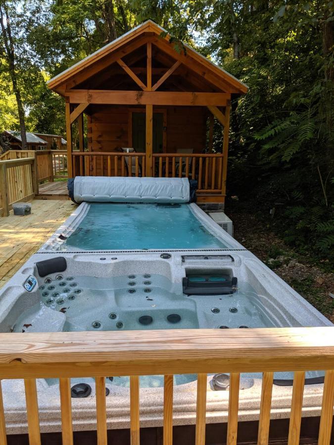 Bryce Cabin Lookout Mtn Tiny Home W Swim Spa Chattanooga Exteriör bild