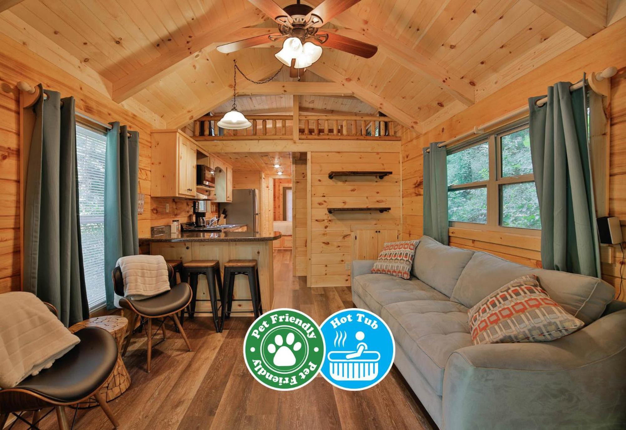 Bryce Cabin Lookout Mtn Tiny Home W Swim Spa Chattanooga Exteriör bild